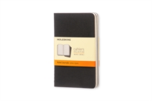 Moleskine Ruled Cahier - Black Cover (3 Set), Multiple copy pack Book Moleskine Ruled Cahier - Black Cover (3 Set), Multiple copy pack Book