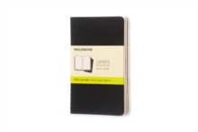 Moleskine Plain Cahier - Black Cover (3 Set), Multiple copy pack Book Moleskine Plain Cahier - Black Cover (3 Set), Multiple copy pack Book