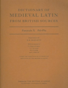 Dictionary of Medieval Latin from British Sources