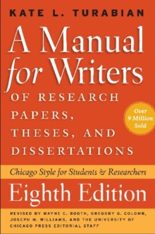 Manual for Writers of Research Papers, Theses, and Dissertations