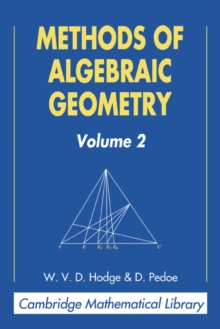 Methods of Algebraic Geometry