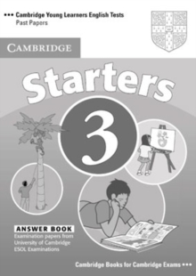 Cambridge Young Learners English Tests Starters 3 Answer Booklet