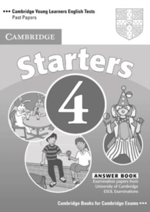 Cambridge Young Learners English Tests Starters 4 Answer Booklet