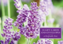 Tin Box of 20 Gift Cards and Envelopes: Lavender