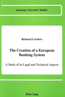 Creation of a European Banking System
