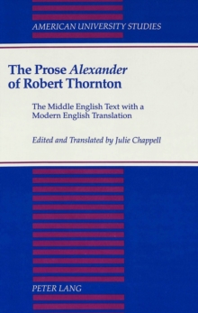 Prose Alexander of Robert Thornton