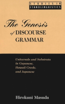 Genesis of Discourse Grammar