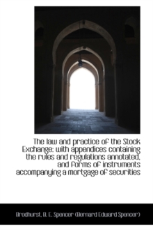 Law and Practice of the Stock Exchange