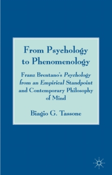 From Psychology to Phenomenology
