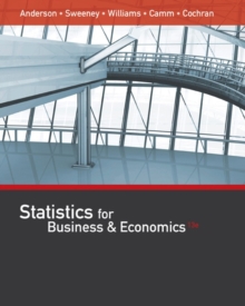 Statistics for Business & Economics (with XLSTAT Education Edition Printed Access Card)