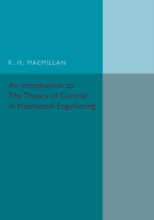 Introduction to the Theory of Control in Mechanical Engineering