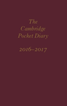 Cambridge Pocket Diary 2016-2017