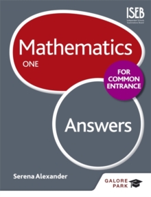Mathematics for Common Entrance One Answers
