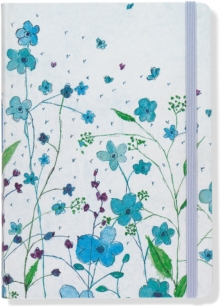Small Journal Blue Flowers