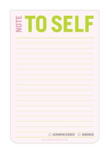Note to Self Jumbo Sticky Notes