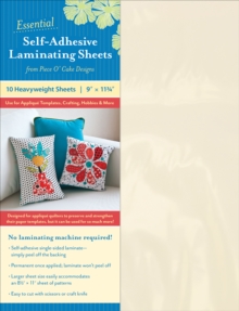 Essential Self-Adhesive Laminating Sheets from Piece O' Cake Designs