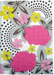 PURPLE ORCHID FABRIC SOFT NOTEBOOK A5