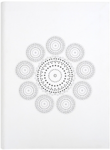 WHITE FABRIC SOFT NOTEBOOK INSPIRED A5