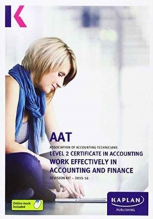 Work Effectively in Accounting and Finance - Revision Kit