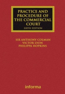 Practice and Procedure of the Commercial Court