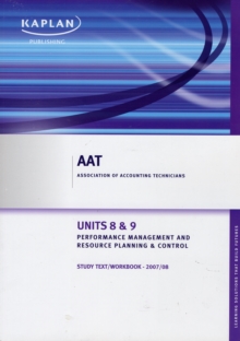 Performance Management and Resource Planning and Control - Study Text/Workbook