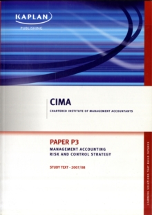 Management Accounting Risk and Control Strategy - Study Text