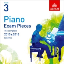 Piano Exam Pieces 2015 & 2016, Grade 3, CD