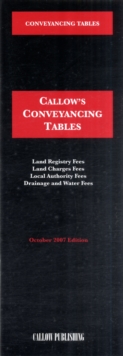 Conveyancing Tables