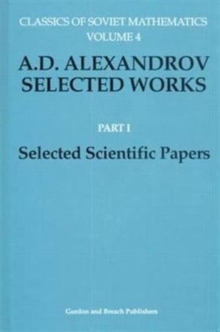 A. D. Alexandrov Selected Works