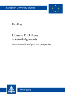 Chinese PhD Thesis Acknowledgements