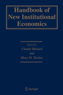 Handbook of New Institutional Economics