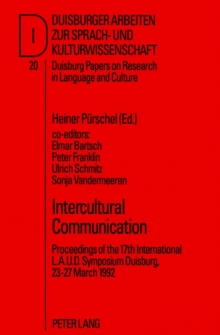 Intercultural Communication