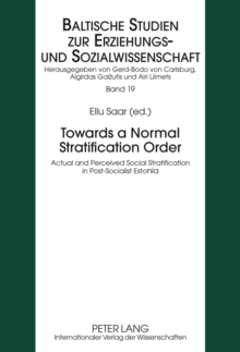 Towards a Normal Stratification Order