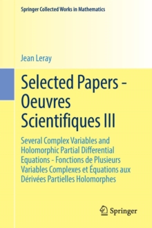 Selected Papers - Oeuvres Scientifiques III