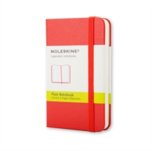 Moleskine Red Extra Small Plain Notebook Hard