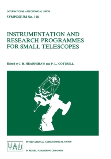 Instrumentation and Research Programmes for Small Telescopes