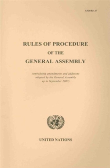 Rules of Procedure of the General Assembly