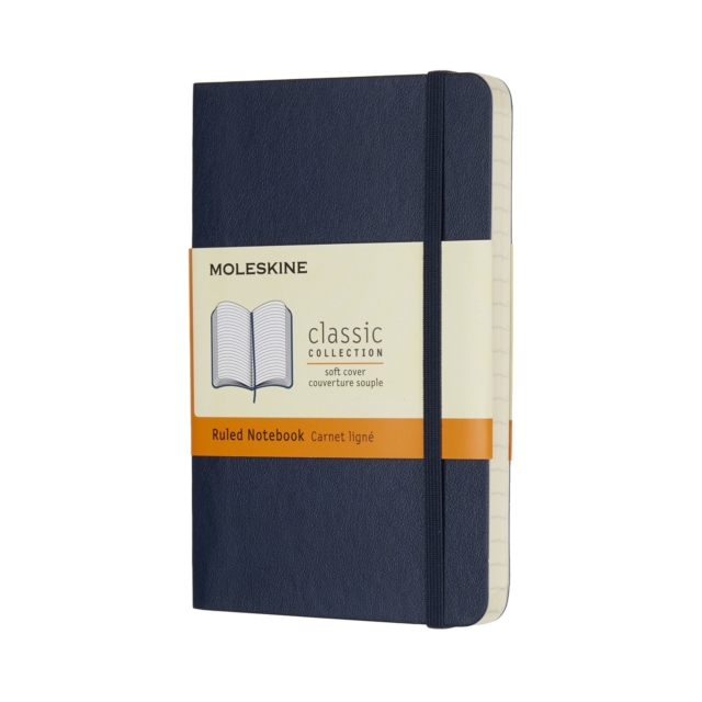 Image for Moleskine Sapphire Blue Pocket Ruled Notebook Soft