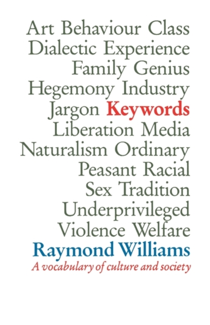 Image for Keywords : A Vocabulary of Culture and Society