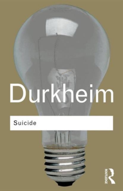 Image for Suicide : A Study in Sociology