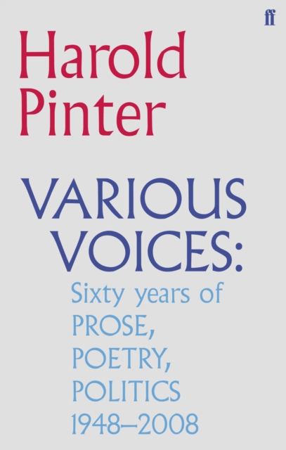 Image for Various Voices : Prose, Poetry, Politics 1948-2008