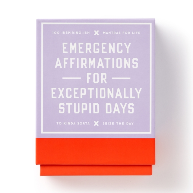 Image for Emergency Affirmations for Exceptionally Stupid Days Card Deck