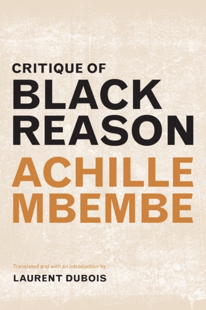 Image for Critique of Black Reason