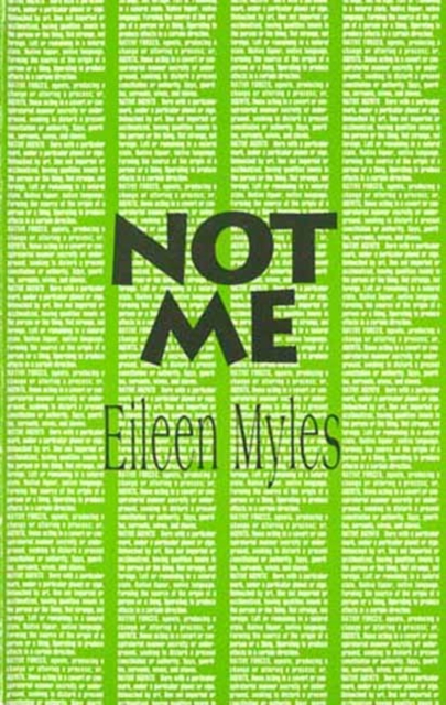 Cover for: Not Me