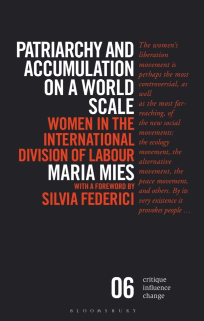 Cover for: Patriarchy and Accumulation on a World Scale : Women in the International Division of Labour