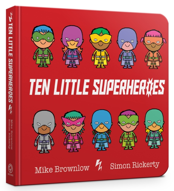 Cover for: Ten Little Superheroes Board Book