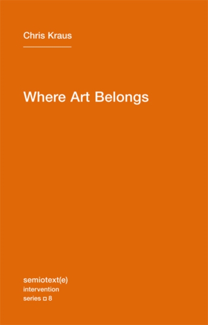 Cover for: Where Art Belongs : Volume 8