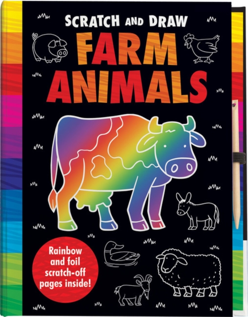 Image for Scratch and Draw Farm Animals - Scratch Art Activity Book