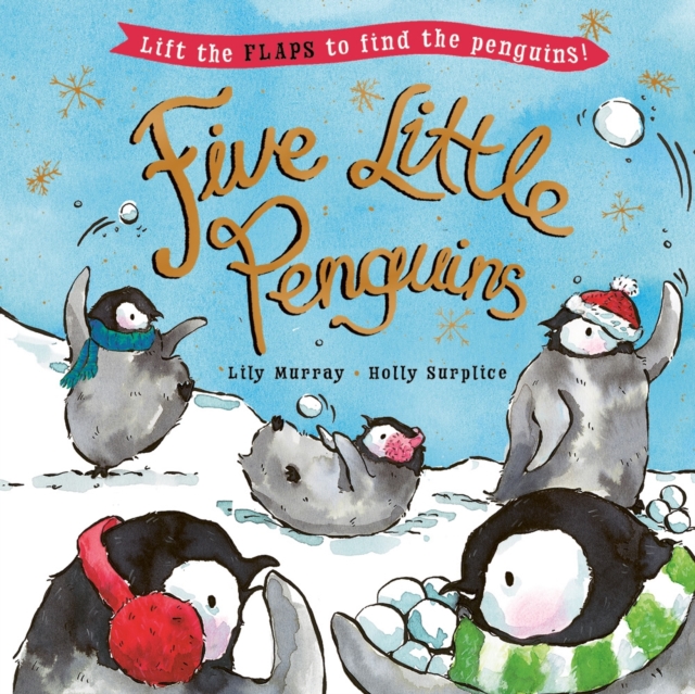 Image for Five Little Penguins : A lift-the-flap Christmas picture book