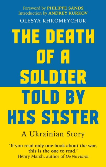 Image for The Death of a Soldier Told by His Sister : A Ukrainian Story